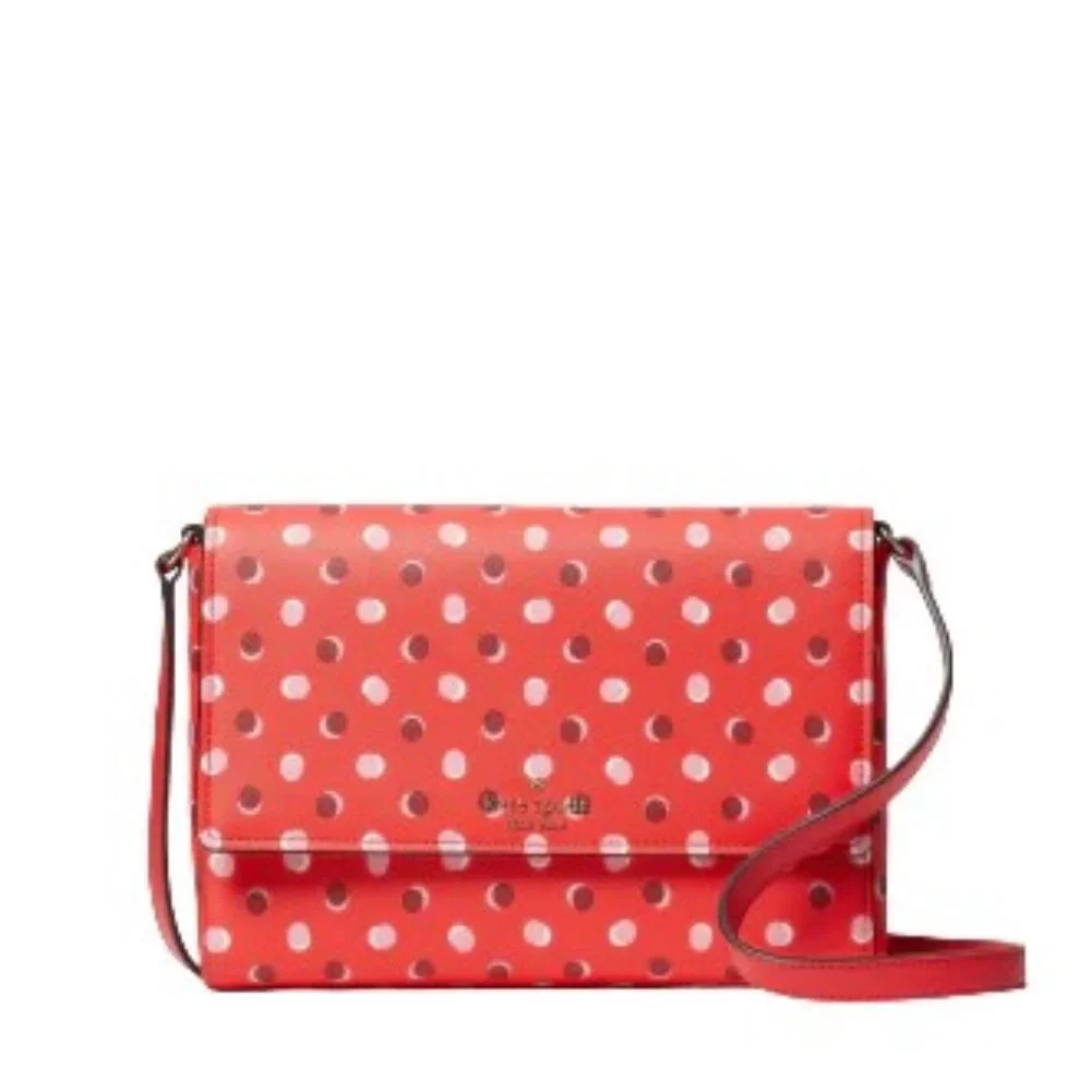 NWT KATE SPADE NEW YORK COVE STREET FIESTA DOT DODY (DIGITAL RED)